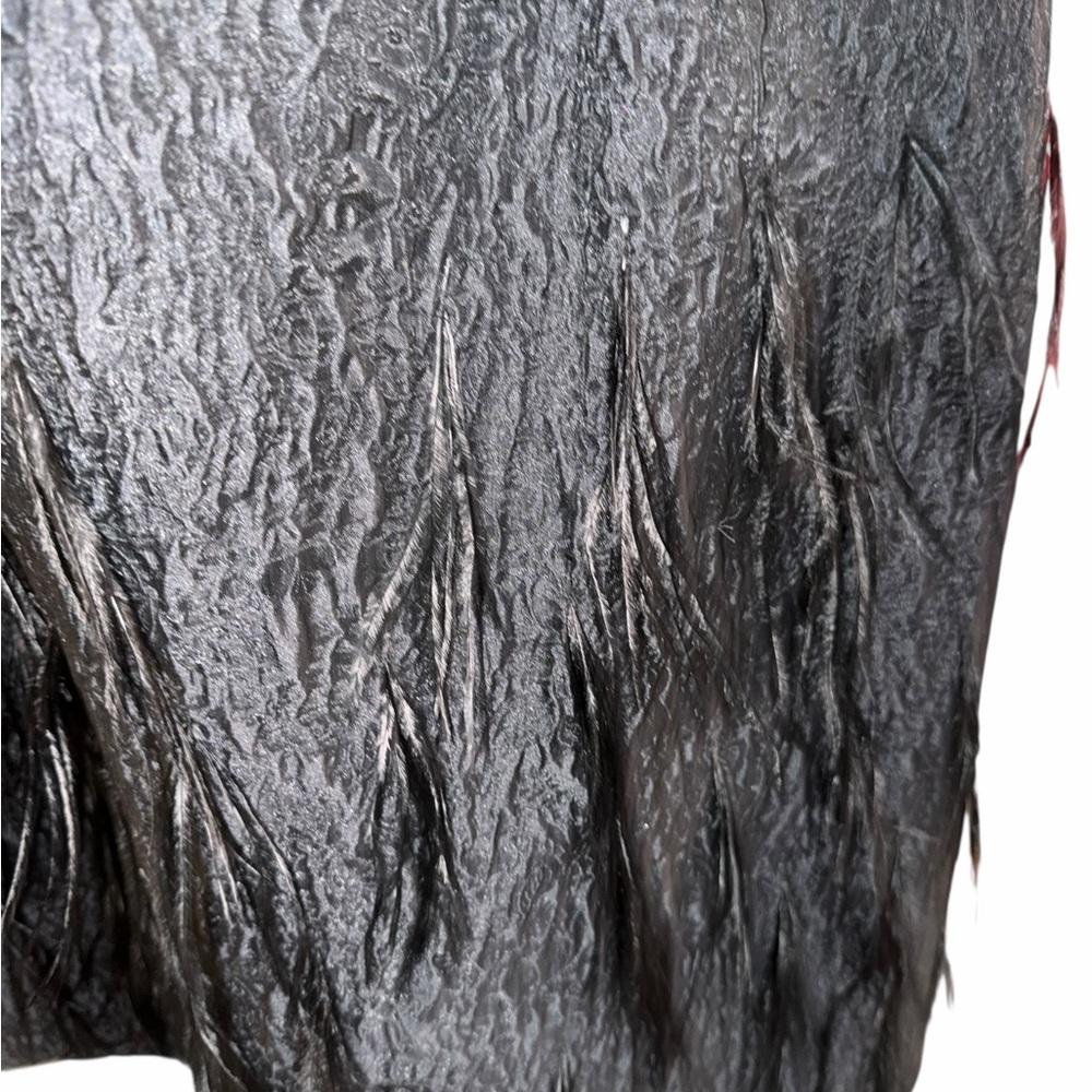 ANTONIO MELANI Black Textured Midi Dress - Picture 4 of 5
